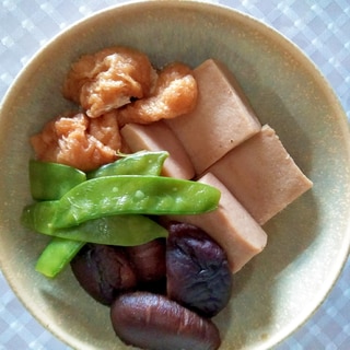 素朴♪茶色の煮物～高野豆腐～油揚げ、椎茸